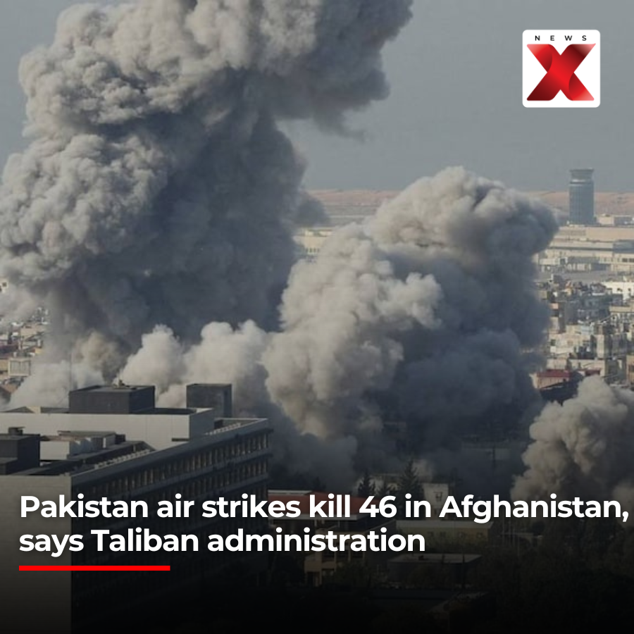 At least 46 people were killed in a bombing by Pakistani fighter jets in Afghanistan's Paktika province, according to the Taliban administration. The airstrike targeted four locations in Barmal district.