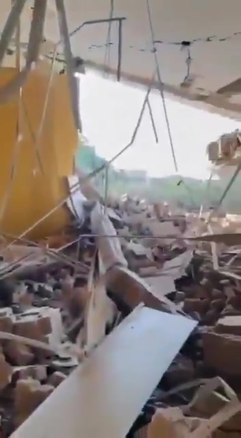 Aftermath of reported Pakistani airstrikes in Bannu