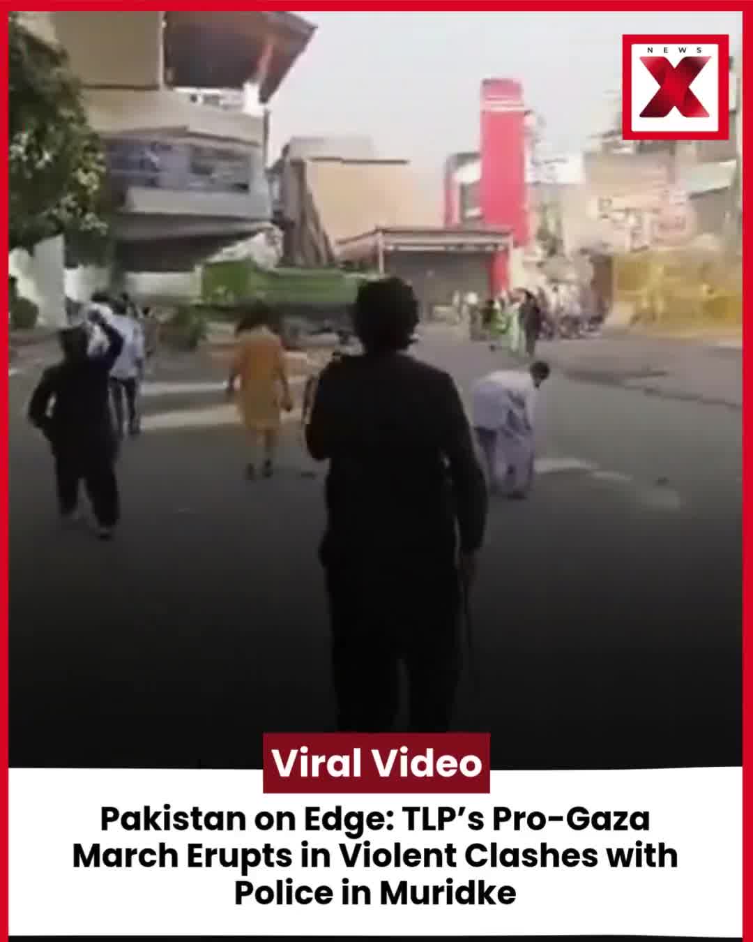 Tensions flared in Muridke as Tehreek-e-Labbaik Pakistan’s (TLP) Pro-Gaza rally turned violent, leading to fierce clashes with police. Authorities used tear gas to disperse protesters as chaos spread through the area. The situation remains tense amid growing unrest