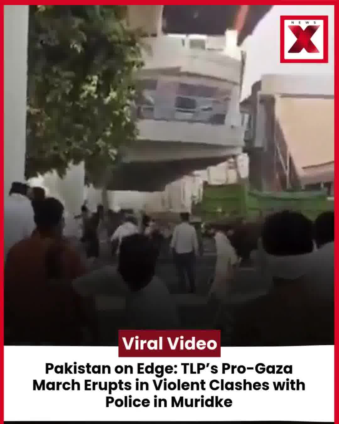 Tensions flared in Muridke as Tehreek-e-Labbaik Pakistan’s (TLP) Pro-Gaza rally turned violent, leading to fierce clashes with police. Authorities used tear gas to disperse protesters as chaos spread through the area. The situation remains tense amid growing unrest