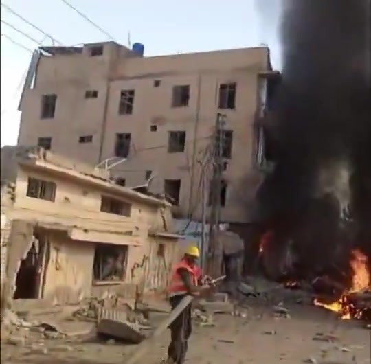 At least 24 dead, 82 injured in Quetta, Pakistan explosion, police say. The blast hit a train. Vehicles were damaged and windows of nearby buildings were shattered by the impact. Large fires erupt in nearby buildings and vehicles following explosion near railway tracks in Quetta, Pakistan. Heavy gunfire has also been reported with preliminary information indicating this was a suicide bombing, according to Sach Quetta News. Multiple casualties