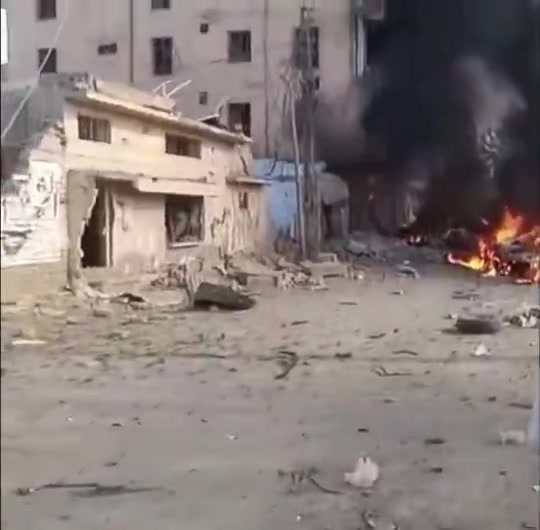 At least 24 dead, 82 injured in Quetta, Pakistan explosion, police say. The blast hit a train. Vehicles were damaged and windows of nearby buildings were shattered by the impact. Large fires erupt in nearby buildings and vehicles following explosion near railway tracks in Quetta, Pakistan. Heavy gunfire has also been reported with preliminary information indicating this was a suicide bombing, according to Sach Quetta News. Multiple casualties
