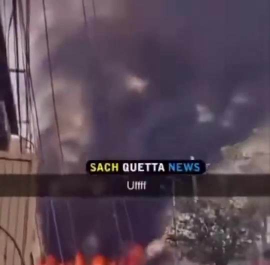 At least 24 dead, 82 injured in Quetta, Pakistan explosion, police say. The blast hit a train. Vehicles were damaged and windows of nearby buildings were shattered by the impact. Large fires erupt in nearby buildings and vehicles following explosion near railway tracks in Quetta, Pakistan. Heavy gunfire has also been reported with preliminary information indicating this was a suicide bombing, according to Sach Quetta News. Multiple casualties